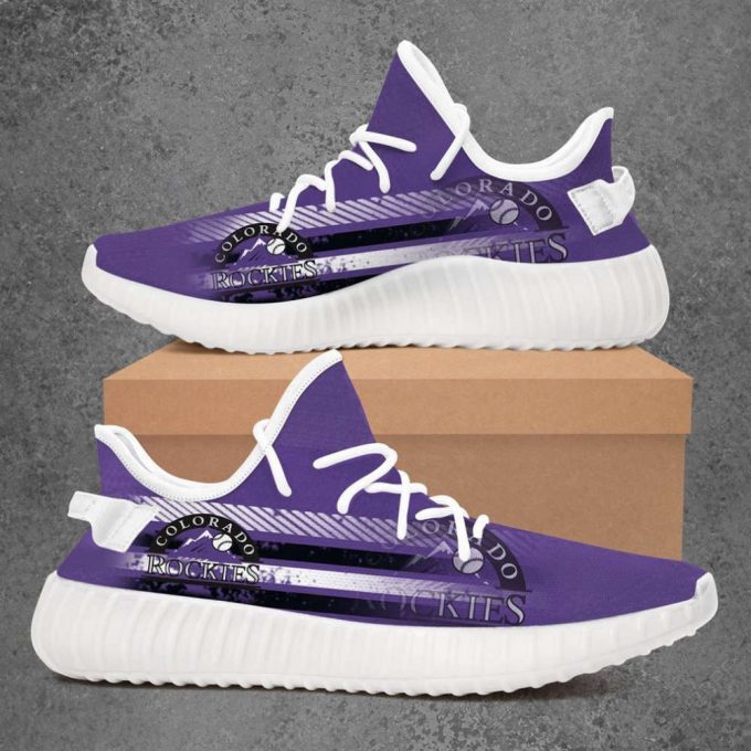 Colorado Rockies Mlb Yeezy Sneaker For Fans