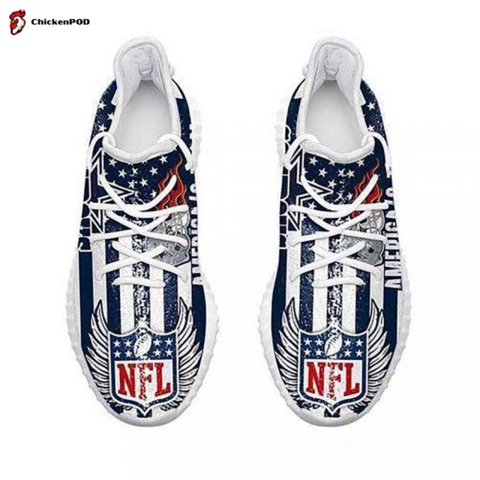 Dallas Cowboys Americas Nfl Yeezy Sneaker For Men Women Fans