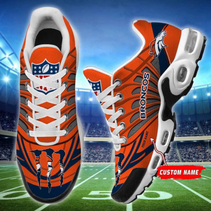 Denver Broncos Nfl Air Max Plus Sport Sneakers For Fan Gifts