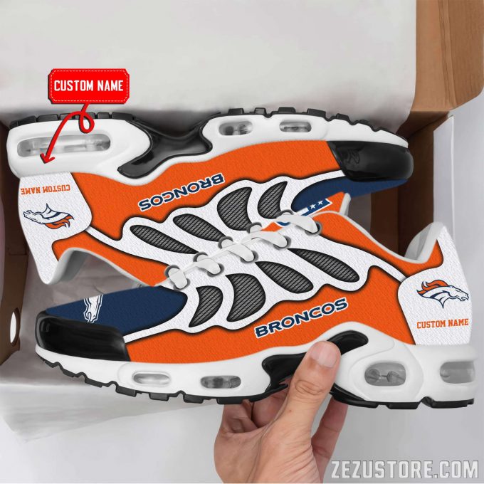 Denver Broncos Nfl Premium Air Max Plus Sport Sneakers For Fan Gifts