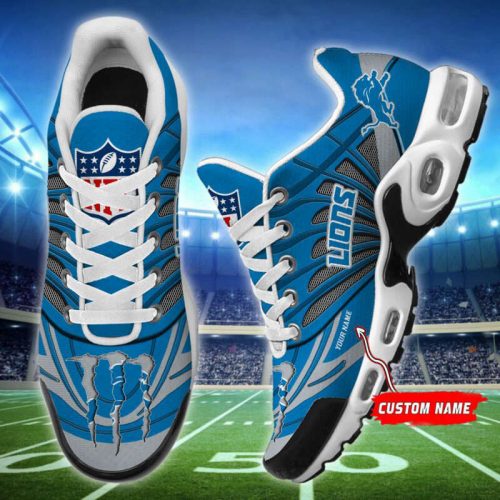 Detroit Lions NFL Air Max Plus Sport Sneakers For Fan Gifts