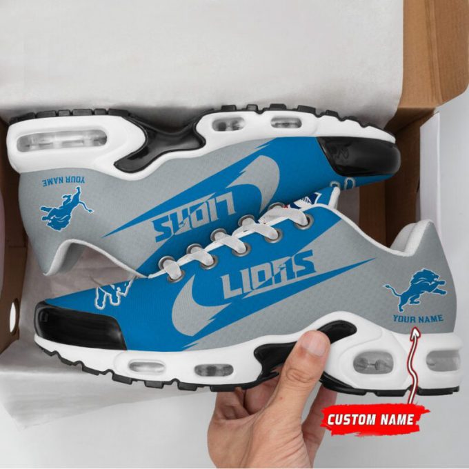 Detroit Lions Nfl Air Max Plus Sport Sneakers For Fan Gifts