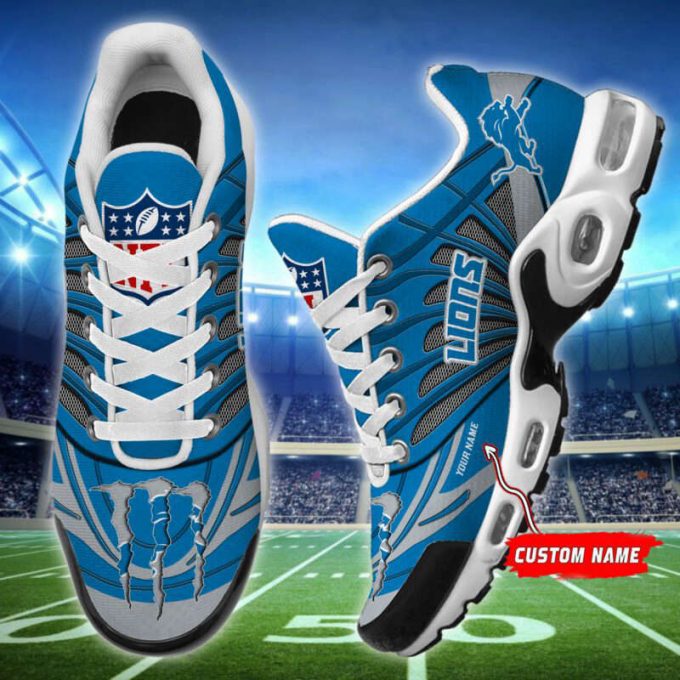 Detroit Lions Nfl Air Max Plus Sport Sneakers For Fan Gifts