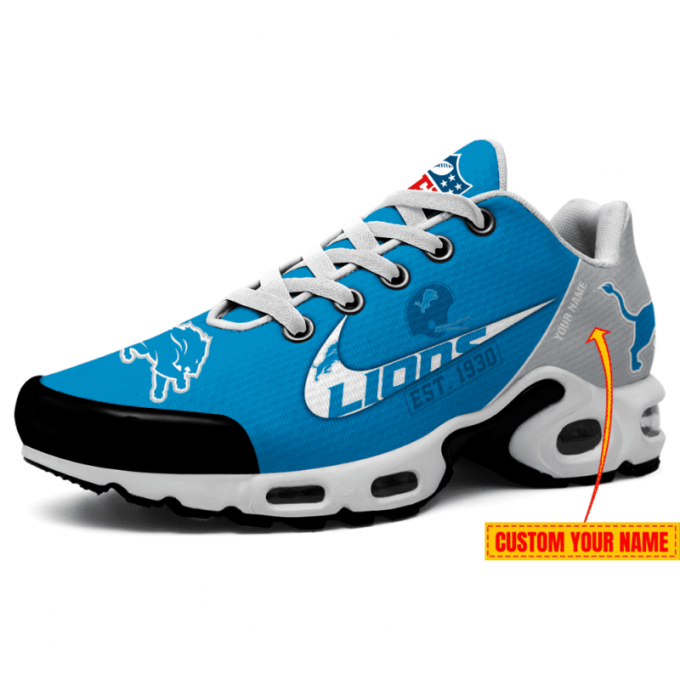 Detroit Lions Nfl Premium Air Max Plus Sport Sneakers For Fan Gifts