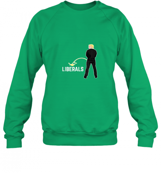 Donald Trump Peeing On Liberals Funny Tank Top Sweatshirt