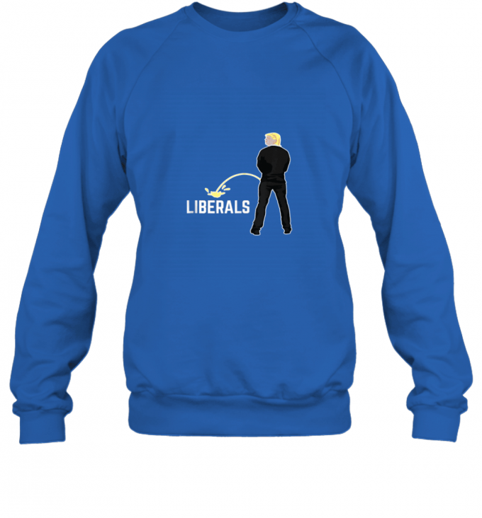 Donald Trump Peeing On Liberals Funny Tank Top Sweatshirt