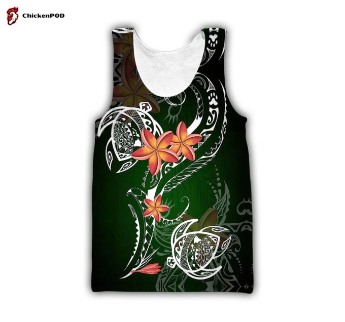 Fan Gifts Amazing Polynesian Frangipani And Tattoo Hawaii Style Unisex Deluxe Tank Top Ml