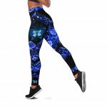 Fan Gifts Blue Butterfly Combo Legging + Tanktop