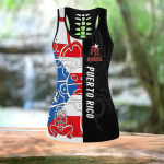 Fan Gifts Customize Name Puerto Rico Symbols PR Combo Hollow Tank Top And Legging Outfit MH