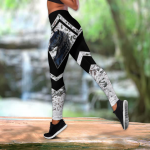 Fan Gifts Friesian Horse Combo Legging + Tank Top TNA.S