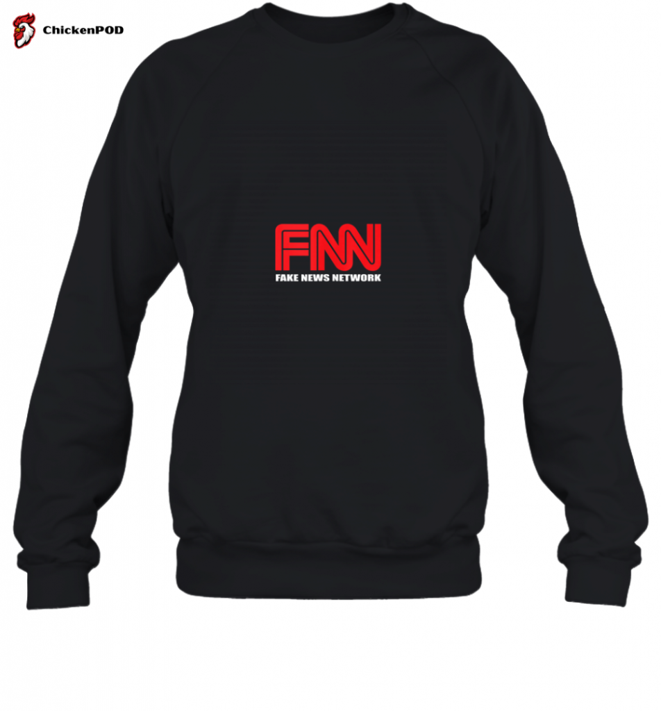 Fnn Logo Fake News Network Funny Trump Tank Top Sweatshirt