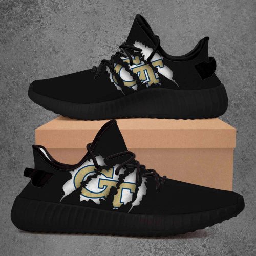 Georgia Tech Yellow Jackets NCAA Yeezy Sneaker For Men Women Fans