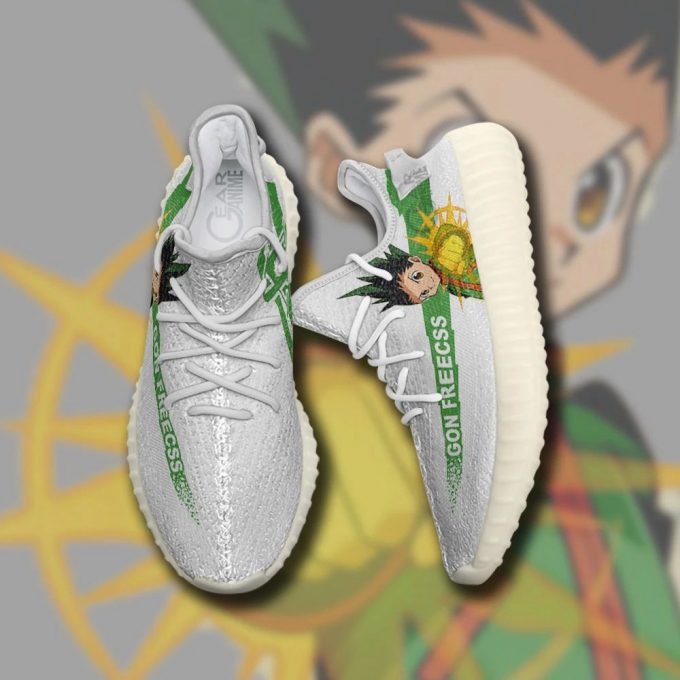 Gon Freecss Shoes Hunter X Hunter Anime Yeezy Sneaker For Fans