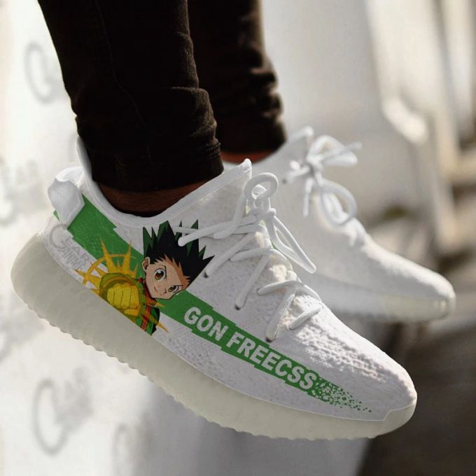 Gon Freecss Shoes Hunter X Hunter Anime Yeezy Sneaker For Fans