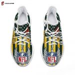 Green Bay Packers Go Pack Go NFL Yeezy Sneaker For Men Women Fans