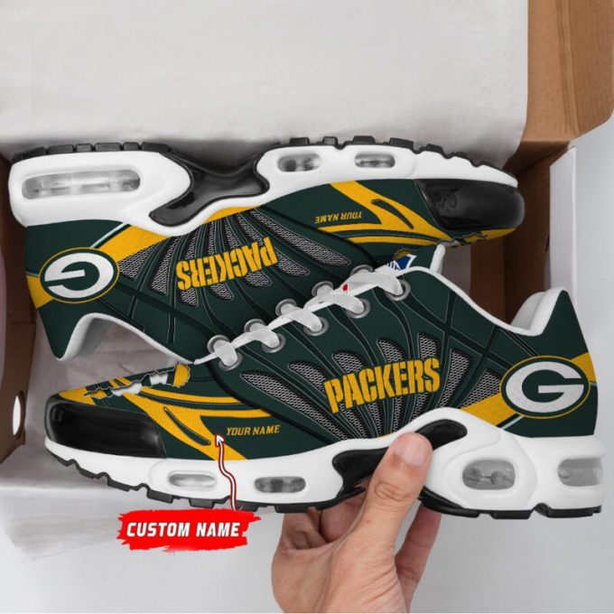 Green Bay Packers Nfl Air Max Plus Sport Sneakers For Fan Gifts