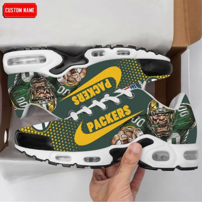 Green Bay Packers Nfl Premium Air Max Plus Sport Sneakers For Fan Gifts