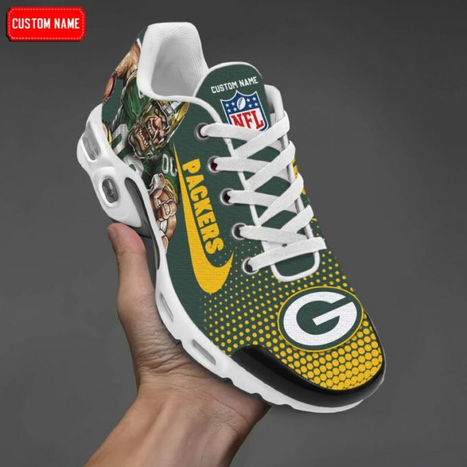 Green Bay Packers Nfl Premium Air Max Plus Sport Sneakers For Fan Gifts