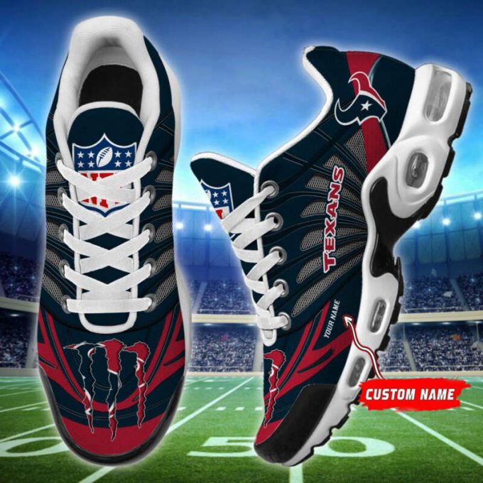 Houston Texans Nfl Air Max Plus Sport Sneakers For Fan Gifts