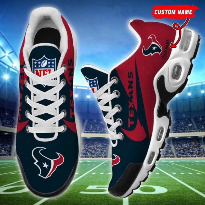 Houston Texans Nfl Air Max Plus Sport Sneakers For Fan Gifts