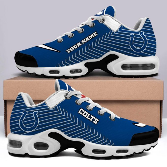 Indianapolis Colts Air Max Plus Sport Sneakers For Fan Gifts