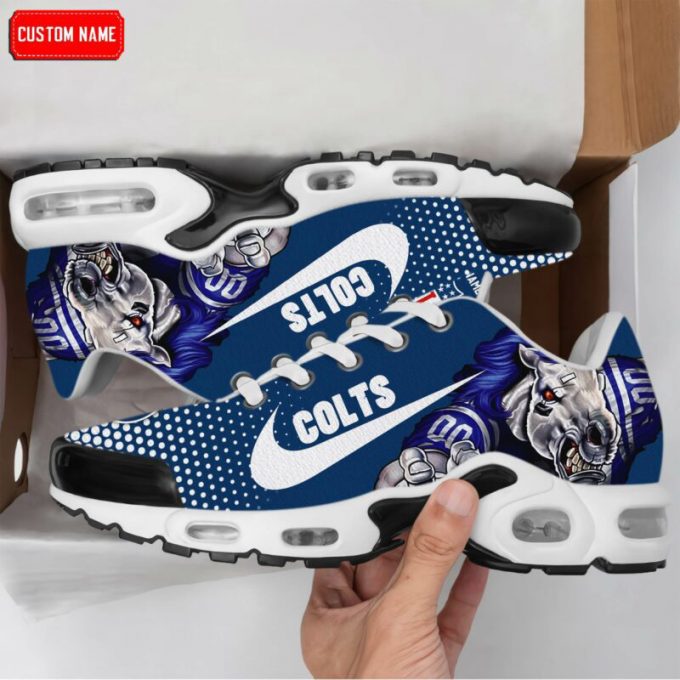 Indianapolis Colts Nfl Premium Air Max Plus Sport Sneakers For Fan Gifts