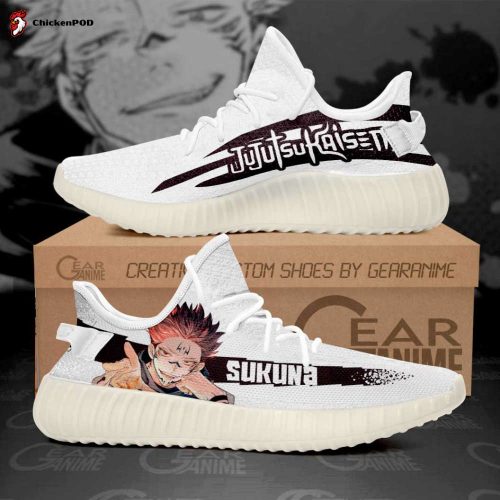 Jujutsu Kaisen Shoes Sukuna Custom Anime Yeezy Sneaker For Men Women Fans