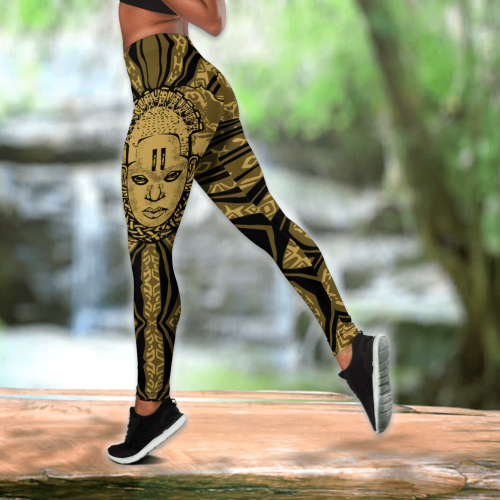 Juneteenth Fan Gifts Africa Combo Legging + Tank Top DDJJ