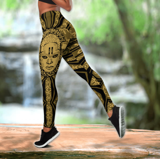 Juneteenth Fan Gifts Africa Combo Legging + Tank Top Ddjj