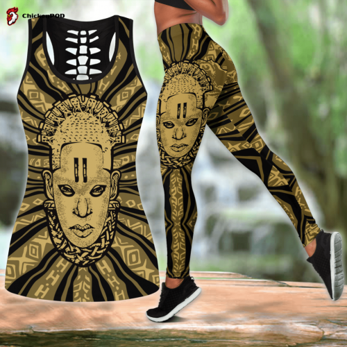 Juneteenth Fan Gifts Africa Combo Legging + Tank Top DDJJ