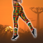 Juneteenth Fan Gifts African Junteeth Day Combo Legging + Tank Top PD