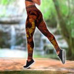 Juneteenth Fan Gifts African Woman And Cat Combo Legging + Tank Top AM