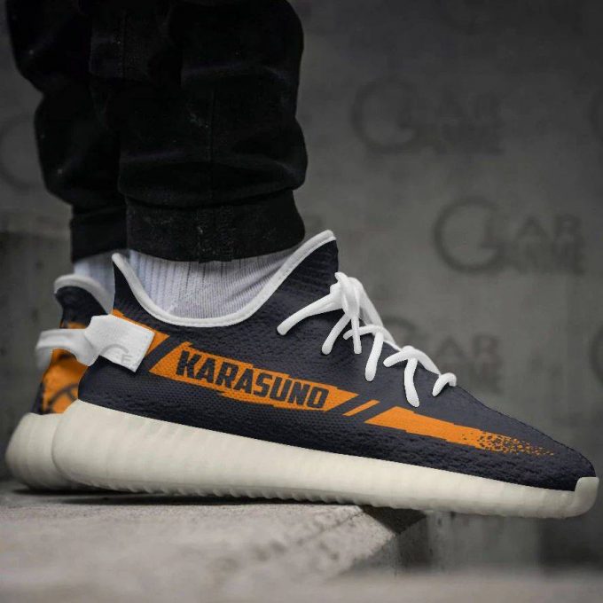 Karasuno High Shoes Haikyuu Anime Yeezy Sneaker For Fans