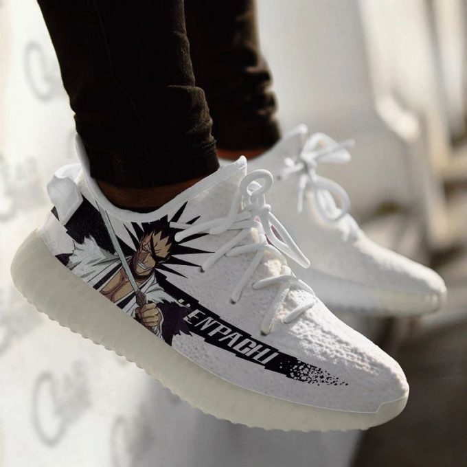 Kenpachi Zaraki Shoes Bleach Custom Anime Yeezy Sneaker For Fans