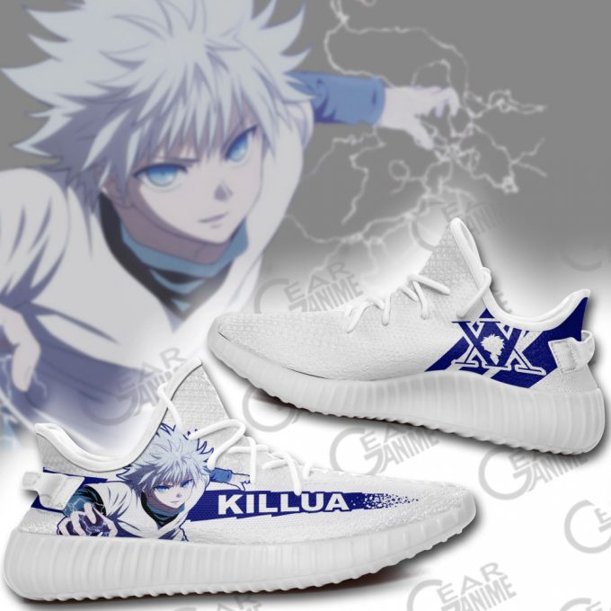 Killua Zoldyck Shoes Hunter X Hunter Anime Yeezy Sneaker For Fans