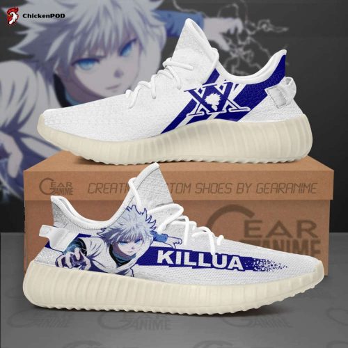 Killua Zoldyck Shoes Hunter X Hunter Anime Yeezy Sneaker For Fans