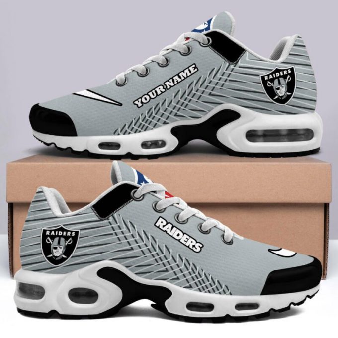 Las Vegas Raiders Air Max Plus Sport Sneakers For Fan Gifts