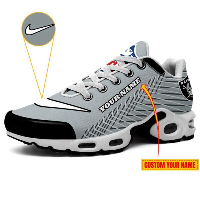 Las Vegas Raiders Air Max Plus Sport Sneakers For Fan Gifts