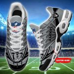 Las Vegas Raiders NFL Air Max Plus Sport Sneakers For Fan Gifts