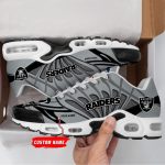 Las Vegas Raiders NFL Air Max Plus Sport Sneakers For Fan Gifts