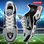 Las Vegas Raiders NFL Air Max Plus Sport Sneakers For Fan Gifts