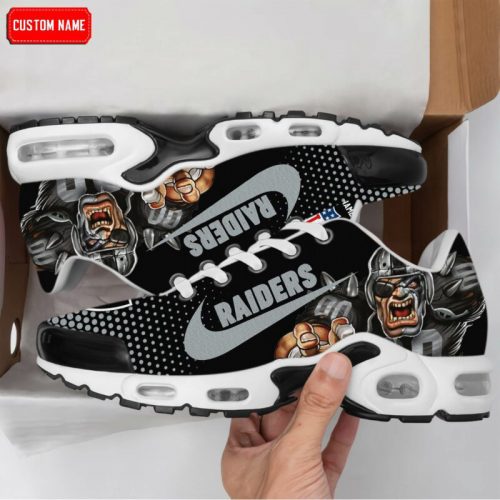 Las Vegas Raiders NFL Premium Air Max Plus Sport Sneakers For Fan Gifts