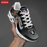 Las Vegas Raiders NFL Premium Air Max Plus Sport Sneakers For Fan Gifts