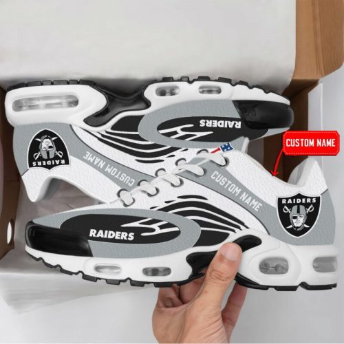 Las Vegas Raiders NFL Premium Air Max Plus Sport Sneakers For Fan Gifts