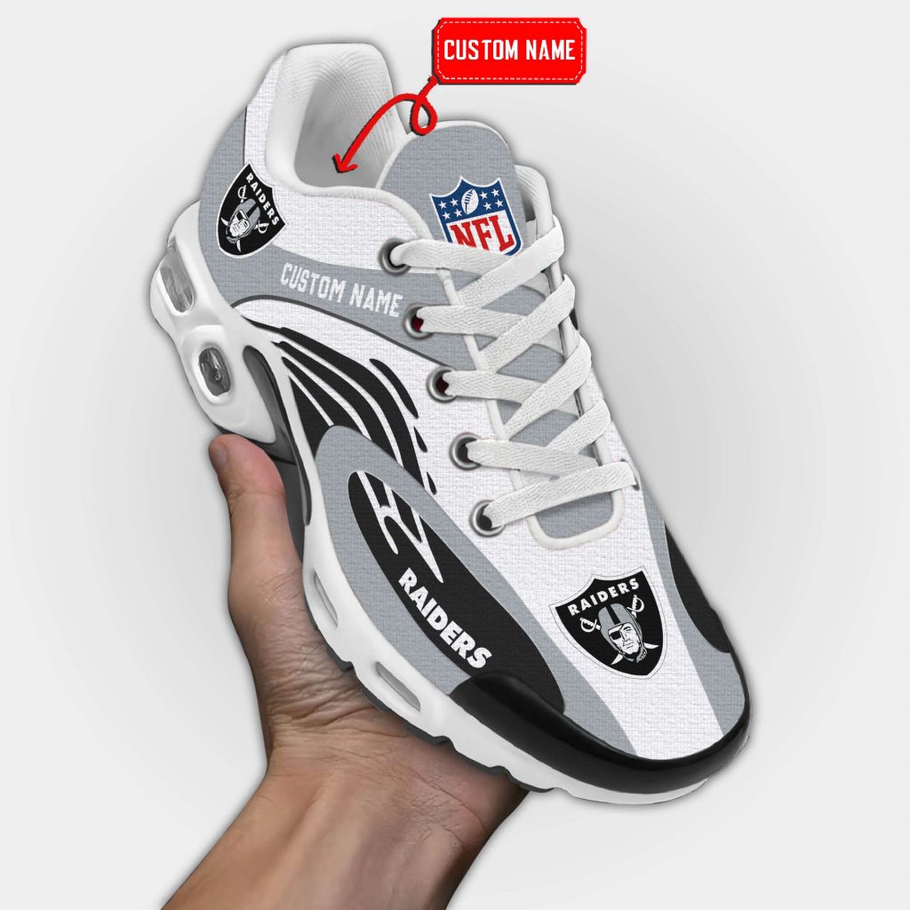 Las Vegas Raiders Nfl Premium Air Max Plus Sport Sneakers For Fan Gifts