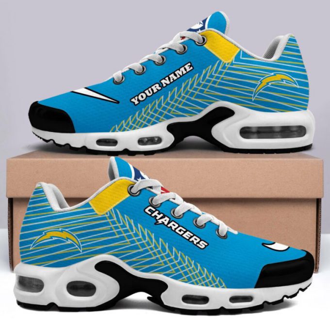 Los Angeles Chargers Air Max Plus Sport Sneakers For Fan Gifts