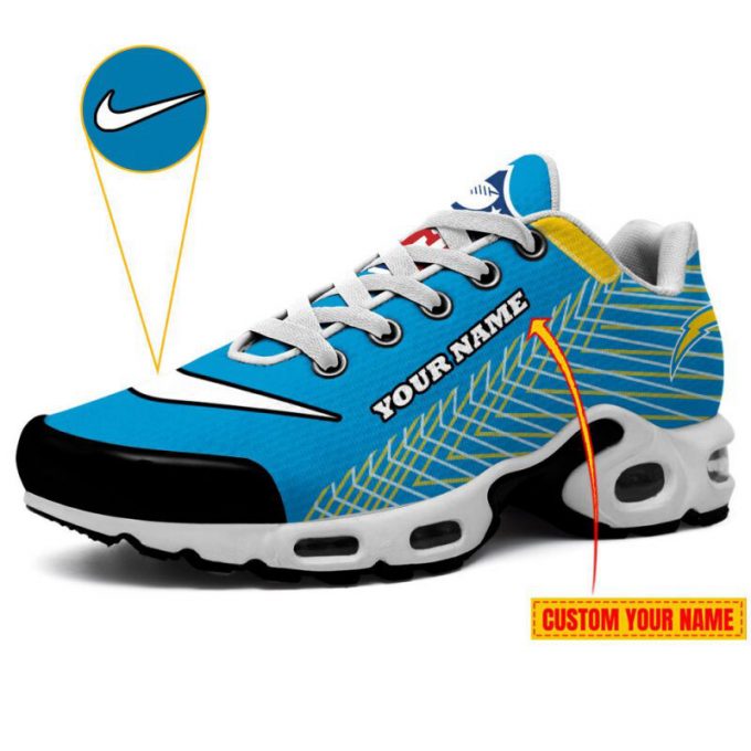 Los Angeles Chargers Air Max Plus Sport Sneakers For Fan Gifts