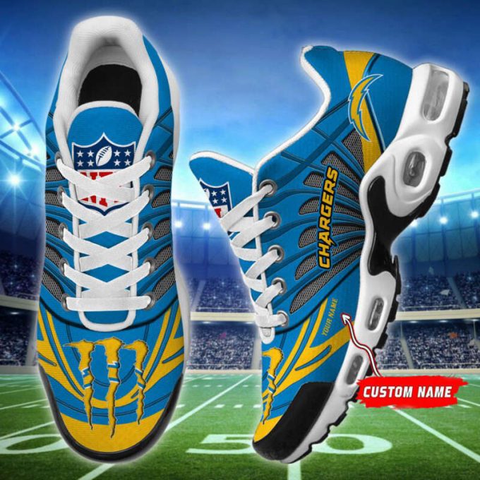 Los Angeles Chargers Nfl Air Max Plus Sport Sneakers For Fan Gifts