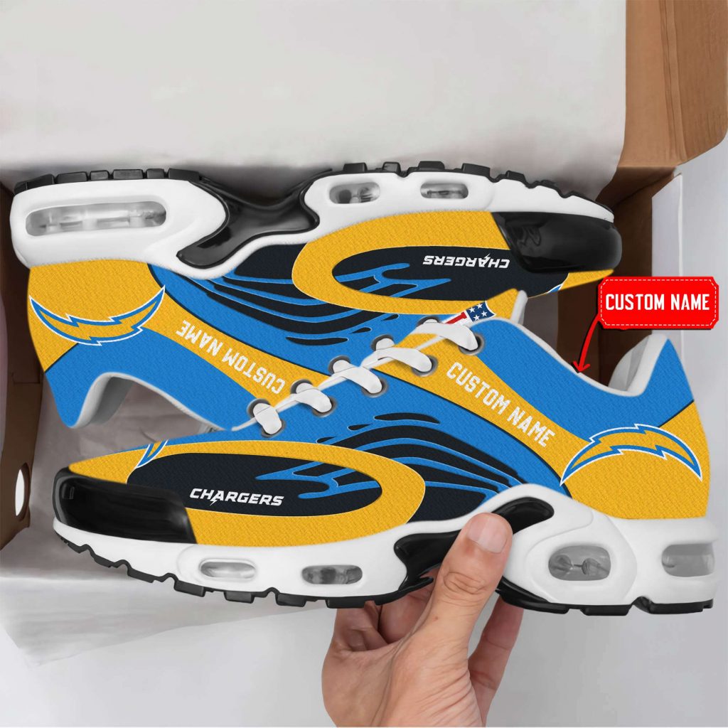 Los Angeles Chargers Nfl Premium Air Max Plus Sport Sneakers For Fan Gifts