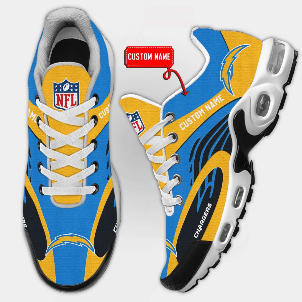 Los Angeles Chargers Nfl Premium Air Max Plus Sport Sneakers For Fan Gifts